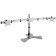 Cactus CS-VM-MP330S-AL bracket, for 3 monitors, inclined, 15 "-24", up to 3x8 kg, silver