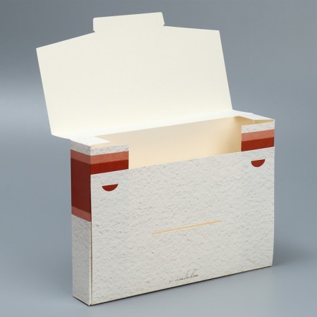 Box a gift folding envelope, packaging, "eco", 31 x 22 x 5 cm-4