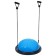 Half -sphere BOSU gymnastic onlytop, massage, with a pump, 46x20 cm, blue color is blue