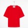 Women's T-shirt MIST BASIC, S-M size, red color