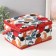 Casket for needlework "Tropical leaves" 19x26x14.5 cm