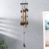 Wind Music Metal "Bird on a branch with a flower" 4 tubes 55x9.5x9.5 cm