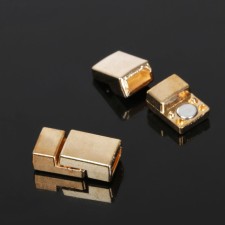 Magnetic lock lock for bracelet 5339, (set 2 pcs.), 1.8 × 0.7 cm, color gold