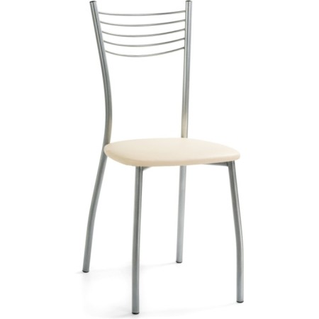 GOKI Metal Metal Metal Carcass/Ecokozha, Gray/Beige 40x53x89 cm