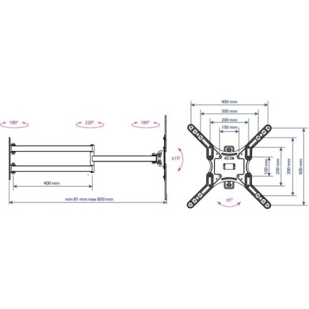 Kromax DIX-25 Black 24 24 "-55" Max.20kg.-3