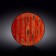 Round plate Wilmax England Scratch, D = 25.5 cm, red color