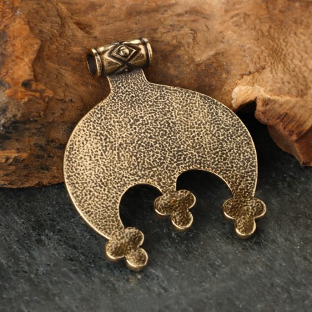 Amulet lunar "well -being", brass-3