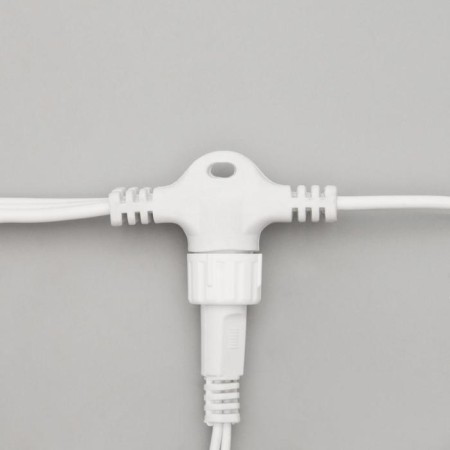 Garland "Curtain" 2 × 9 m, IP65, UMS, white thread, 1800 LED, white glow, 220 V-4