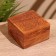 Carved box 10x10x6 cm, shisham tree