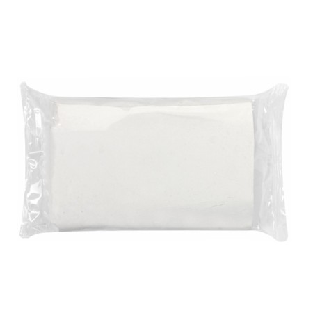 Pasta (mass) for modeling and modeling self -confused, 200 g, white, highest quality, Brauberg-1