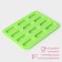 Baking uniform of the share “Sweets. Explosion”, silicone, 28 × 21 × 1 cm, 12 cells (7.6 × 2.7 × 1 cm), Mix color