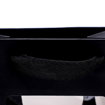 Gift package, with a window, 20 x 15 x 10 cm, black, 1pc.-2