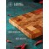 Defense board MAGISTRO Premium, 38 × 28 × 3 cm, end, oak