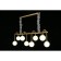 Suspended chandelier Eloiz G9 40W