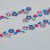 Sticker Plastic Rhocker "Flowers" MIX 11.6x18 cm
