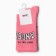 Women's socks, pink color, size 23-25