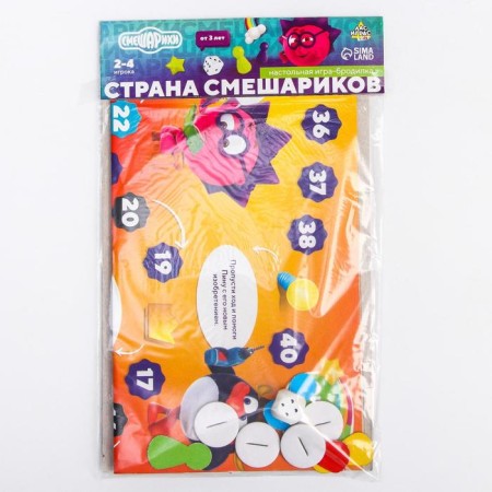 Настольная игра «Игра-бродилка», Смешарики, размер игрового поля 28х42 см-6
