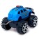 Police jeep, at remote control, works from batteries, mix