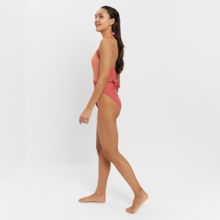 Swimsuit female adhesive minku orange color, size 44-1