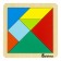 Puzzle "Tangram", 20 tasks, 7 parts, 10 bilateral cards