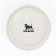 Double ceramic bowls on a stand of 2 x 450 ml 28.5 x 15.5 x 7 cm, marble