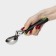 Spoon for ice cream lime, 20 × 5.3 cm, black and green color