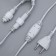 Garland "Curtain" 2 × 1.5 m, IP44, UMS, white thread, 360 SMD-LED, glow warm white, 220 V