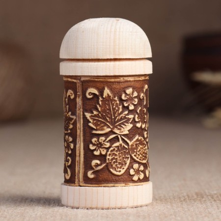 Set for spices "chick", trio, angle, d = 4.5 cm, h = 9 cm-6