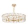 Suspension lamp Maytoni Mod043PL-08G, 8XE14, 60W, 75x75x66.8 cm, Color Gold