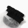 Women's socks glass minku "Flowers", black color, rr 36-37 (23 cm)