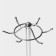 Circle kitchen forces stand, 40 cm, silver color
