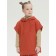 Sweatshirt for girls, height 92 cm, terracotta color