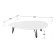 Table Dadley, 940x690x246, White Concrete/Black