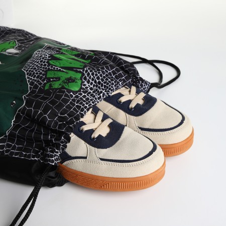 Back for shoes on the lace, black/green color-3
