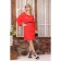 Women's dress, size 42, red color