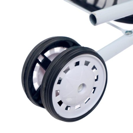 Puppet stroller "Zebra" universal, metal frame-5