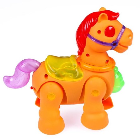 Horse "Friends", light and sound effects, works from batteries, mix-1
