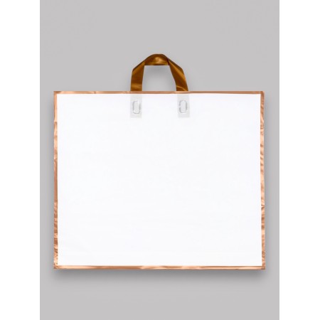 Package with a loop handle white 50 x 41 x 10 cm 80 μm