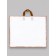 Package with a loop handle white 50 x 41 x 10 cm 80 μm