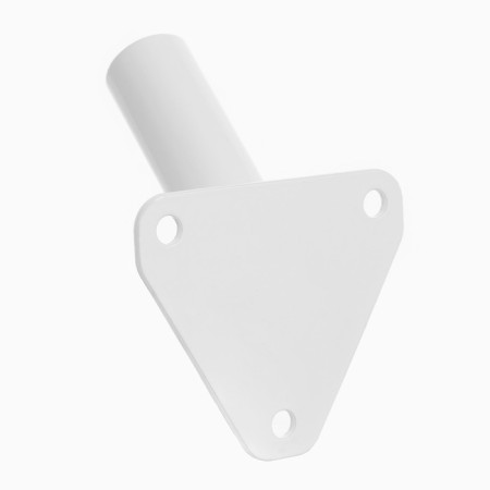 Flagste-bracket, mount for a flag, street, wall, d-2.1 cm, white-4