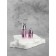Perfume bottle "Bullet", with a spray, 3 ml, pink color