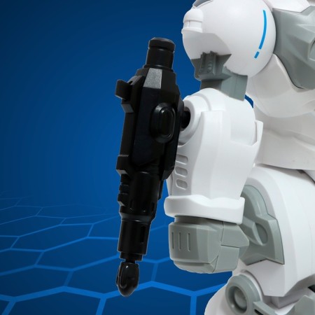 Gardian robot, radio -controlled, gestures, light, sound, with a battery-8