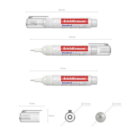4 ml corrector handle, Erichkrause Standard, with a metal tip-3