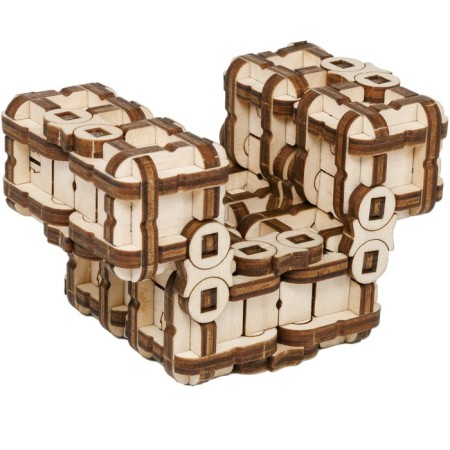 Wooden designer-heading EWA "Metamorphic. Cube "-17
