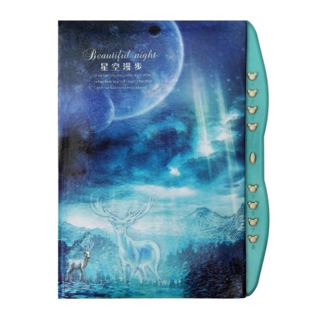 Notebook Gift Book on the castle, A6+, 48 sheets, Lunar Light line, mix-4