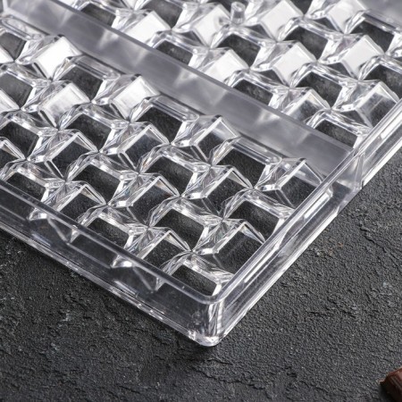 Chocolate Form Konfinetta "Infinity", 27.5 × 17.5 × 2.5 cm, 3 cells (15.3 × 7.5 × 0.8 cm)-3