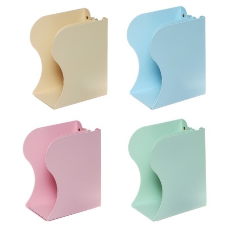 Book stand sloping "pastel", 3 departments, metal, mix