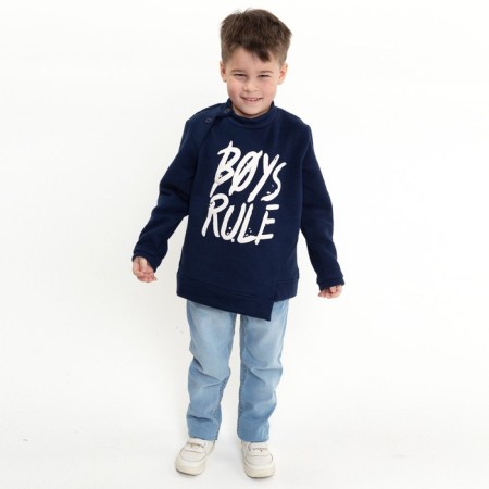 Longslit for a boy, blue color, height 122