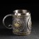 Stainless steel mug “cancer”, 400 ml, silver color