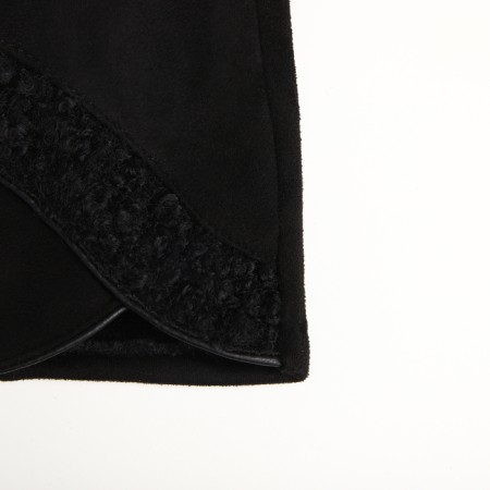 Gloves are female, dimensionless, without insulation, black color-2